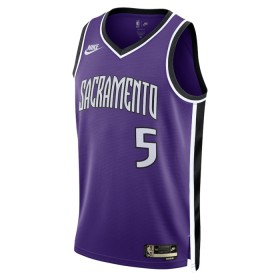 Camiseta Hombre NBA Sacramento Kings Deaaron Fox 2024-25 Nike Classic Edition Violeta Swingman